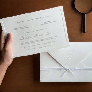 Convite De Casamento Classico