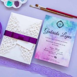 © Hericles Oliveira 2017 & Papel e Estilo Convite_gabi_ _convite_de_aniversario_de__anos_colorido__